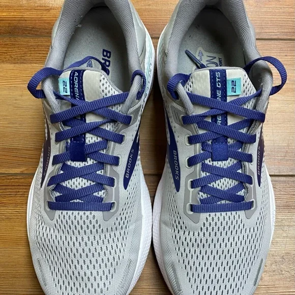 Brooks Adrenaline GTS 22 - Women's Size 10W - Gray/Purple EUC Running Walking - Picture 4 of 8